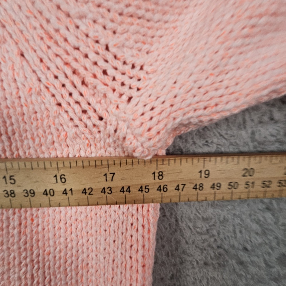 T Alexander Wang Sweater Womens S Orange Wash Out Oversized Designer Luxury Boho - Picture 10 of 11
